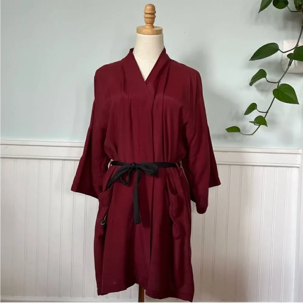 Vintage Health China Embroidered Dragon Robe M - Picture 4 of 12